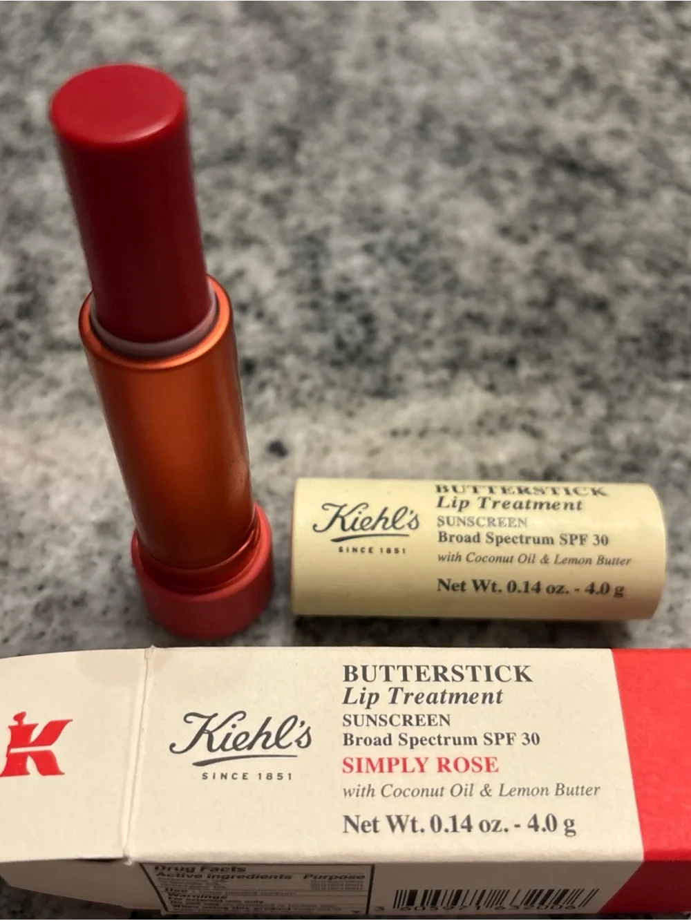 Kiehls Butterstick Simply Rose Lip Treatment Mint Condition New In Box RERE!